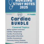 Cardiac Nursing Notes Bundle — cardiovascular nursing study guide