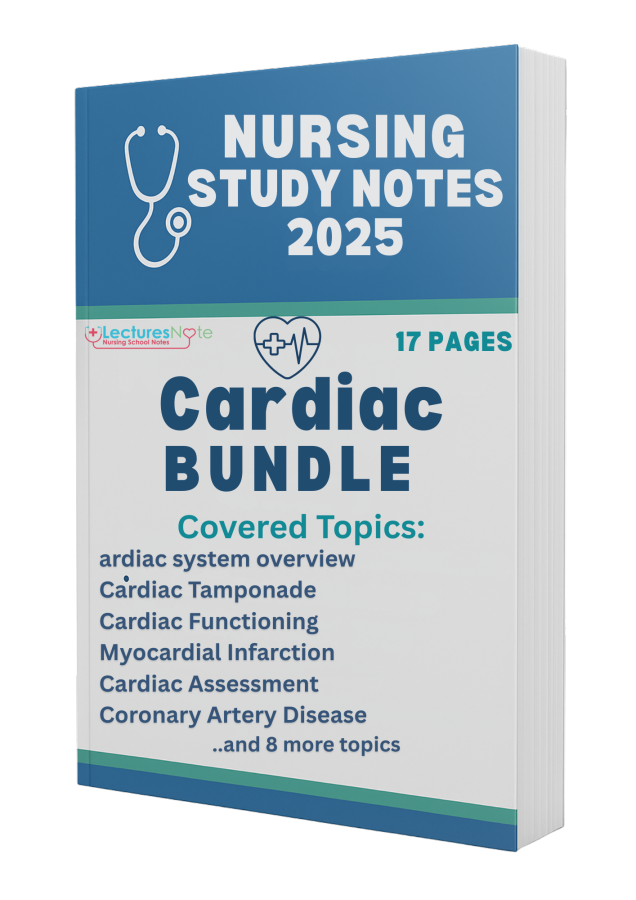 Cardiac Nursing Study Notes Bundle
