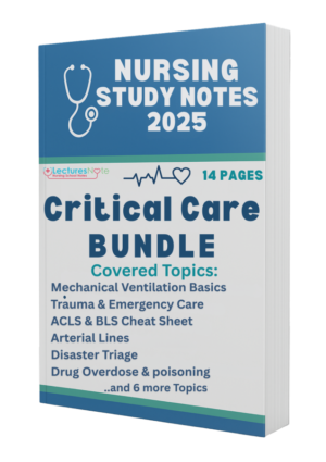 Critical Care Nursing Notes Bundle — ICU nursing study guide