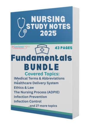 Fundamentals of Nursing Notes Bundle — basic nursing skills study guide