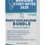 Gastrointestinal Nursing Notes Bundle — GI nursing study guide