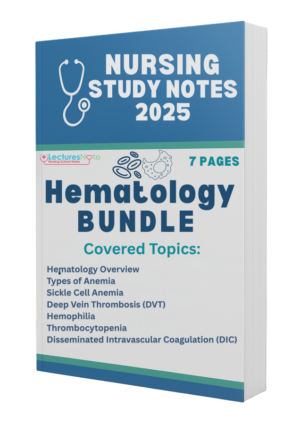 Hematology Nursing Notes Bundle — NCLEX-RN study guide