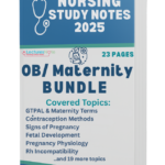 Maternity Nursing Notes Bundle — OB nursing study guide