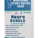 Neuro Nursing Notes Bundle — neurology nursing study guide