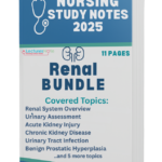 Renal Urinary Nursing Notes Bundle — kidney nursing study guide