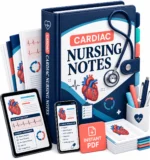 Cardiac Nursing Notes digital PDF binder mockup