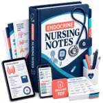 Endocrine Nursing Notes digital PDF binder mockup