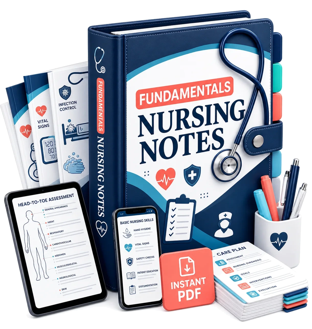 Nursing Fundamentals Study Notes Bundle