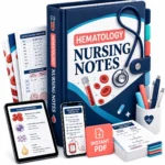 Hematology Nursing Notes digital PDF binder mockup