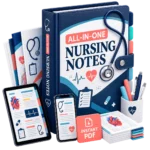 All-in-One nursing notes digital PDF study bundle