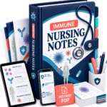 Immune Nursing Notes digital PDF binder mockup