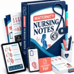 Maternity Nursing Notes digital PDF binder mockup