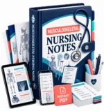 Musculoskeletal Nursing Notes digital PDF binder mockup