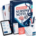 Neurology Nursing Notes digital PDF binder mockup