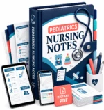 Pediatrics Nursing Notes digital PDF binder mockup