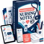 Pharmacology Nursing Notes digital PDF binder mockup