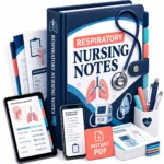 Respiratory Nursing Notes digital PDF binder mockup