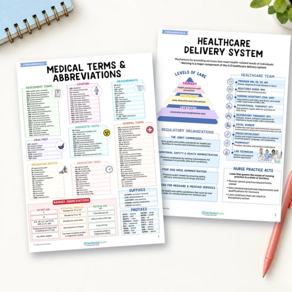 All-in-One Nursing Study Notes Bundle - Image 3