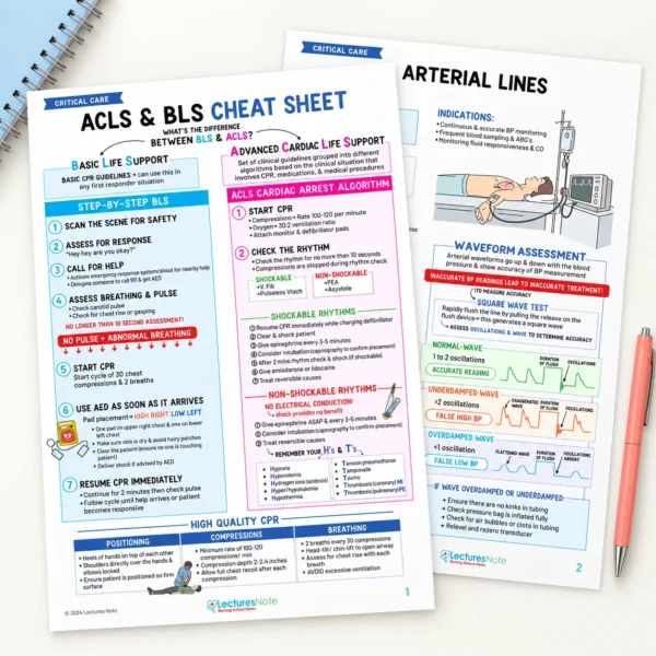 Critical Care Nursing Study Notes Bundle - Image 3