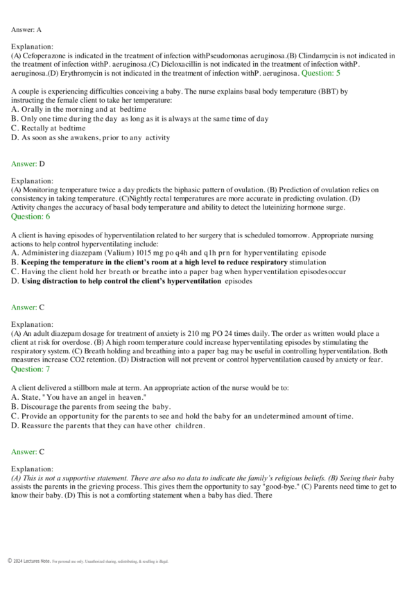1674 NCLEX-RN Practice Questions and Answers - Image 3