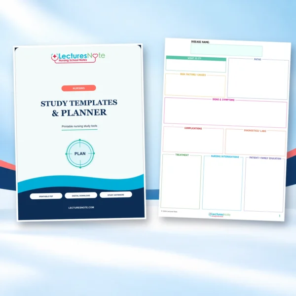 Nursing Study Templates and Planner - Image 2